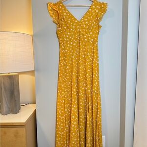 Lulu's Sunlit Floral Maxi Dress